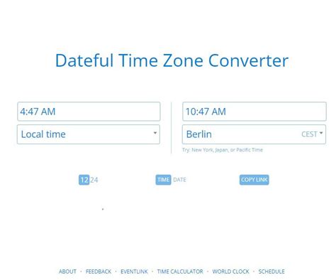 dateful|dateful time zone.